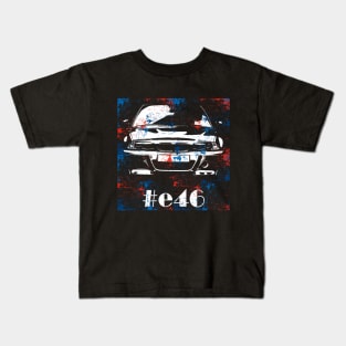 e46 sketch m color abstract Kids T-Shirt